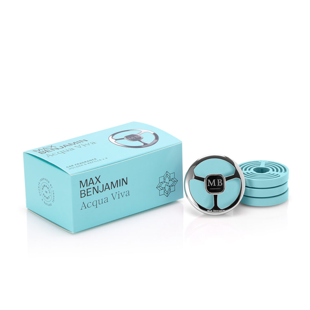 Max Benjamin Acqua Viva car fragrances giftset